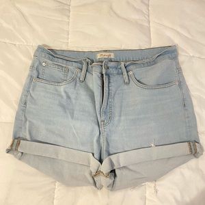 Madewell High Rise Denim Shorts